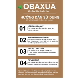 Bột Tảo Xoắn Nhật Nguyên Chất Obaxua Trẻ Hóa Dưỡng Sáng Da Gói 75gr