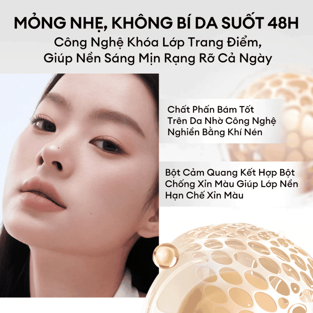 Phấn Phủ Dạng Nén Colorkey Kiềm Dầu Mịn Lì Long Lasting Oil-Control Airy Power 12g