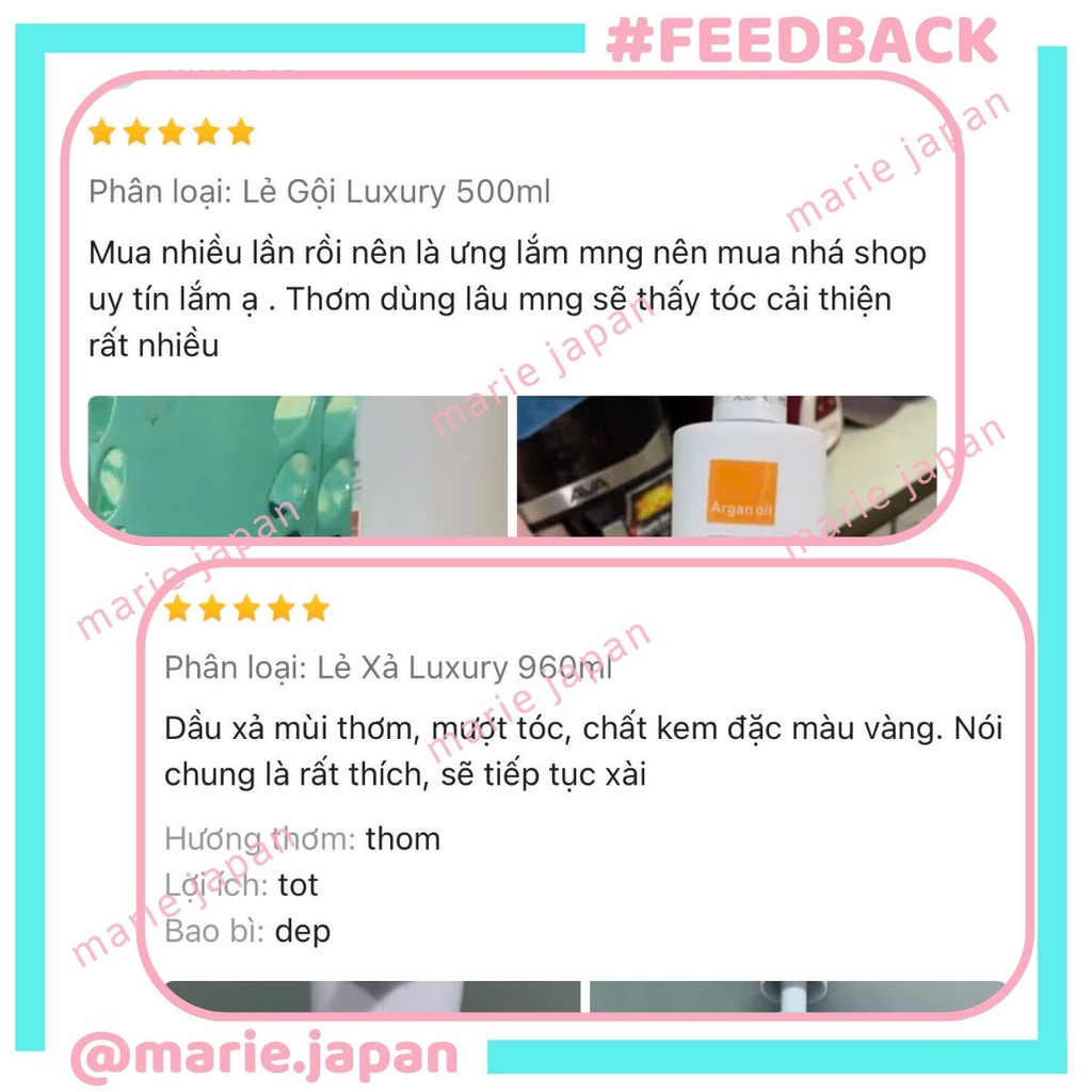 Set Gội Xả Olexrs Luxury  Phục Hồi Giảm Rụng Bóng Mượt Argan Oil & Pearl Essence Anh 500ml