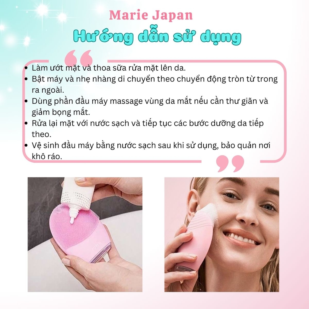 Máy Rửa Mặt Jary Facial Cleansing Massage Nâng Cơ Làm Sạch Sâu Giảm Nhăn Bọng Mắt