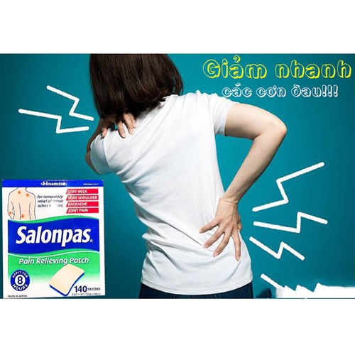 Miếng Dán Salonpas Giảm Đau Nhức Nhật Bản - 140 Miếng