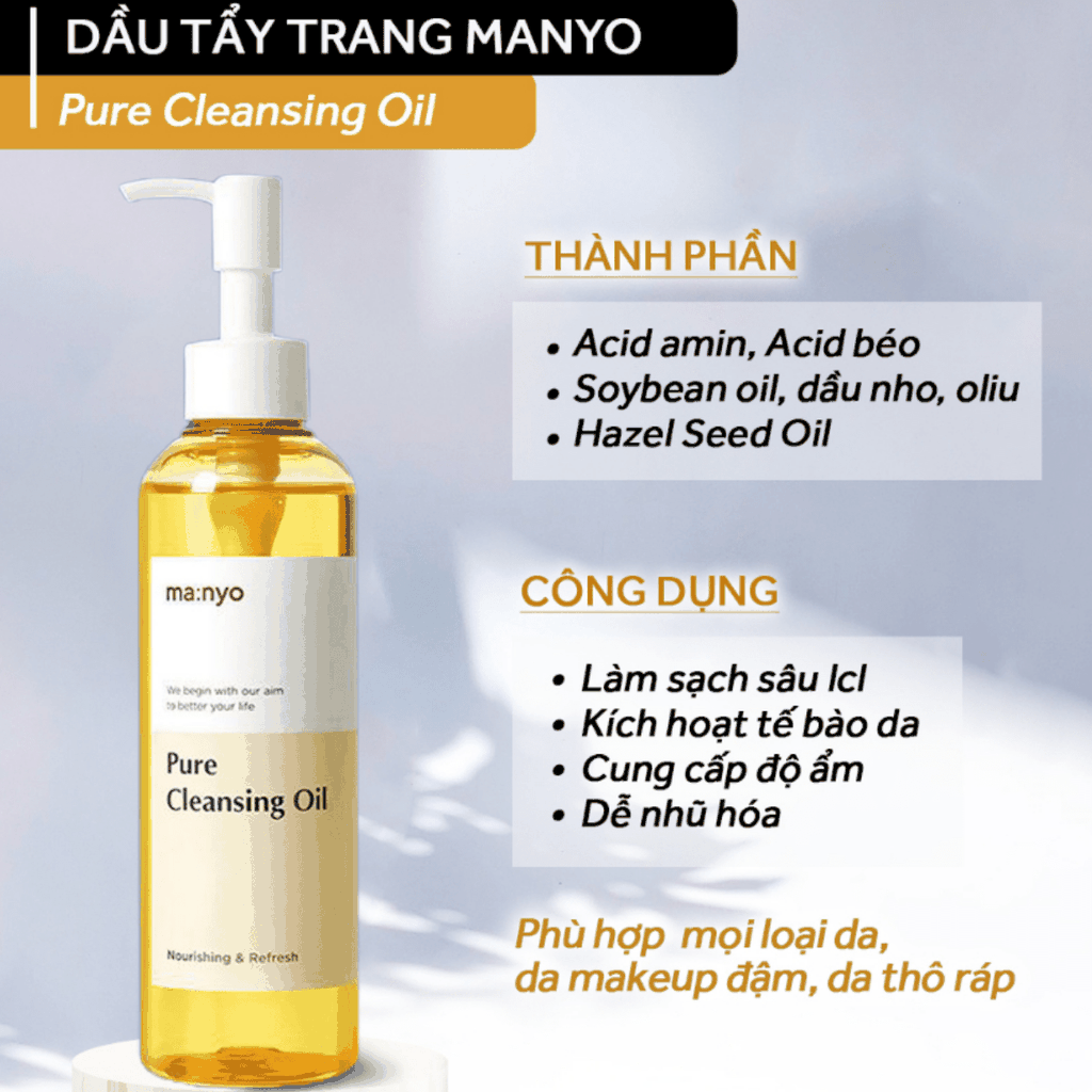 Dầu Tẩy Trang Manyo Pure Cleansing Oil