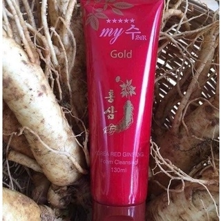 SRM My Gold Korea Red Ginseng Foam Cleansing Tuýp 130ml