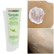 Tẩy TBC Simple Smoothing Facial Scrub Tuýp 75ml