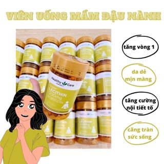 Viên Uống Mầm Đậu Nành Healthy Care Đẹp Da Của Úc 100 Viên