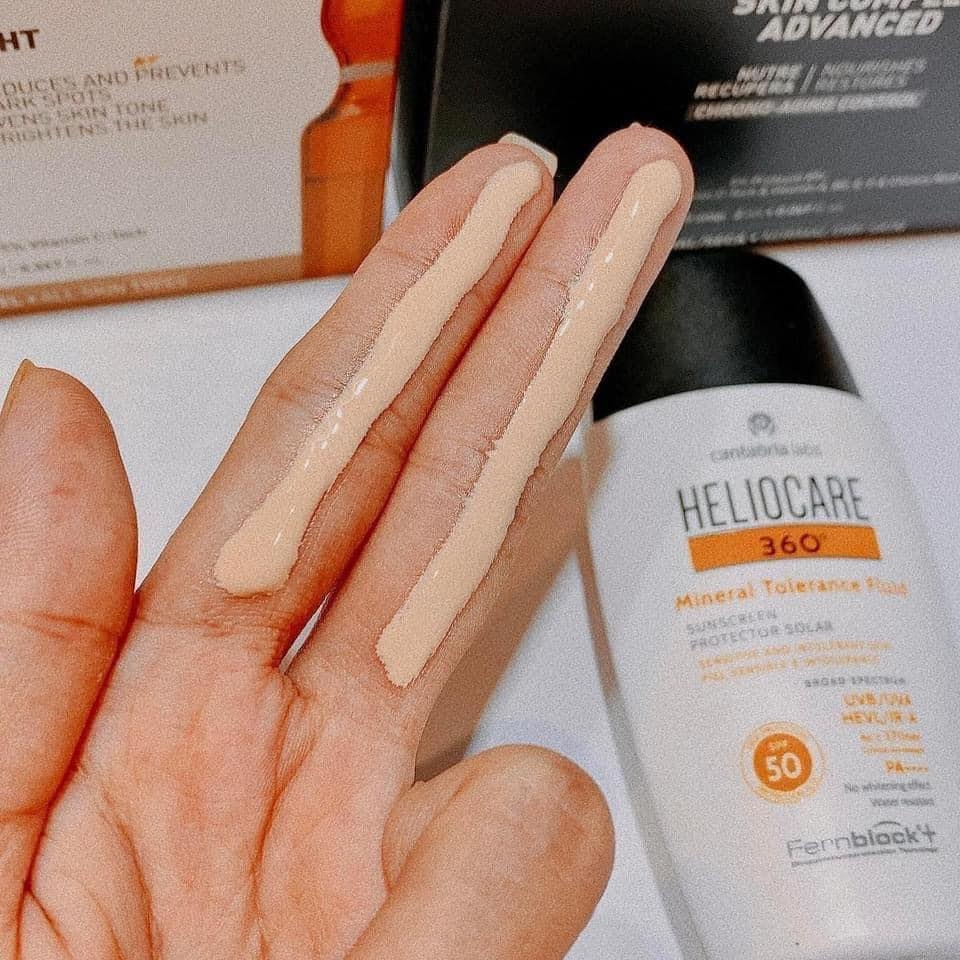Kem Chống Nắng Heliocare 360 Mineral Tolerance Fluid SPF50 Tuýp 50ml