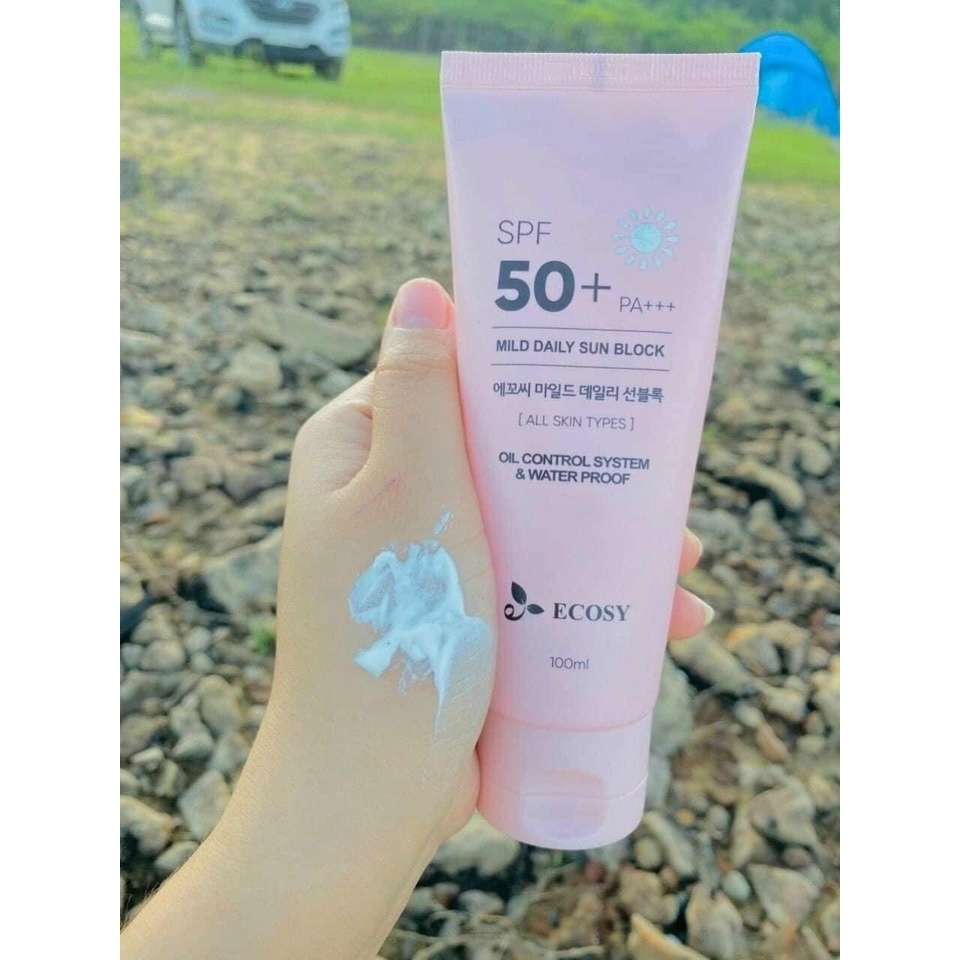 Kem Chống Nắng Ecosy Nâng Tông Mềm Mịn Da Mild Daily Sun Block/ Ultra Daily Sun Cream
