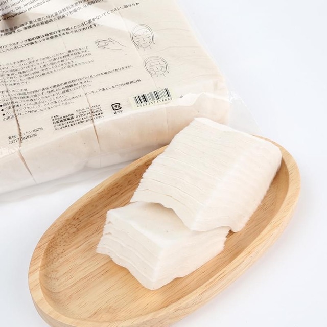 Bông Tẩy Trang Muji 100% Cotton 180 Miếng