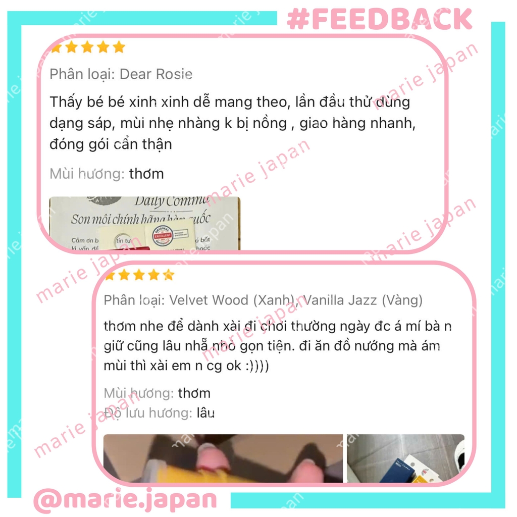 Nước Hoa Sáp Daily Comma Solid Perfume Hương Thơm Tươi Mát Dịu Nhẹ Hàn Quốc Hộp 4,7g