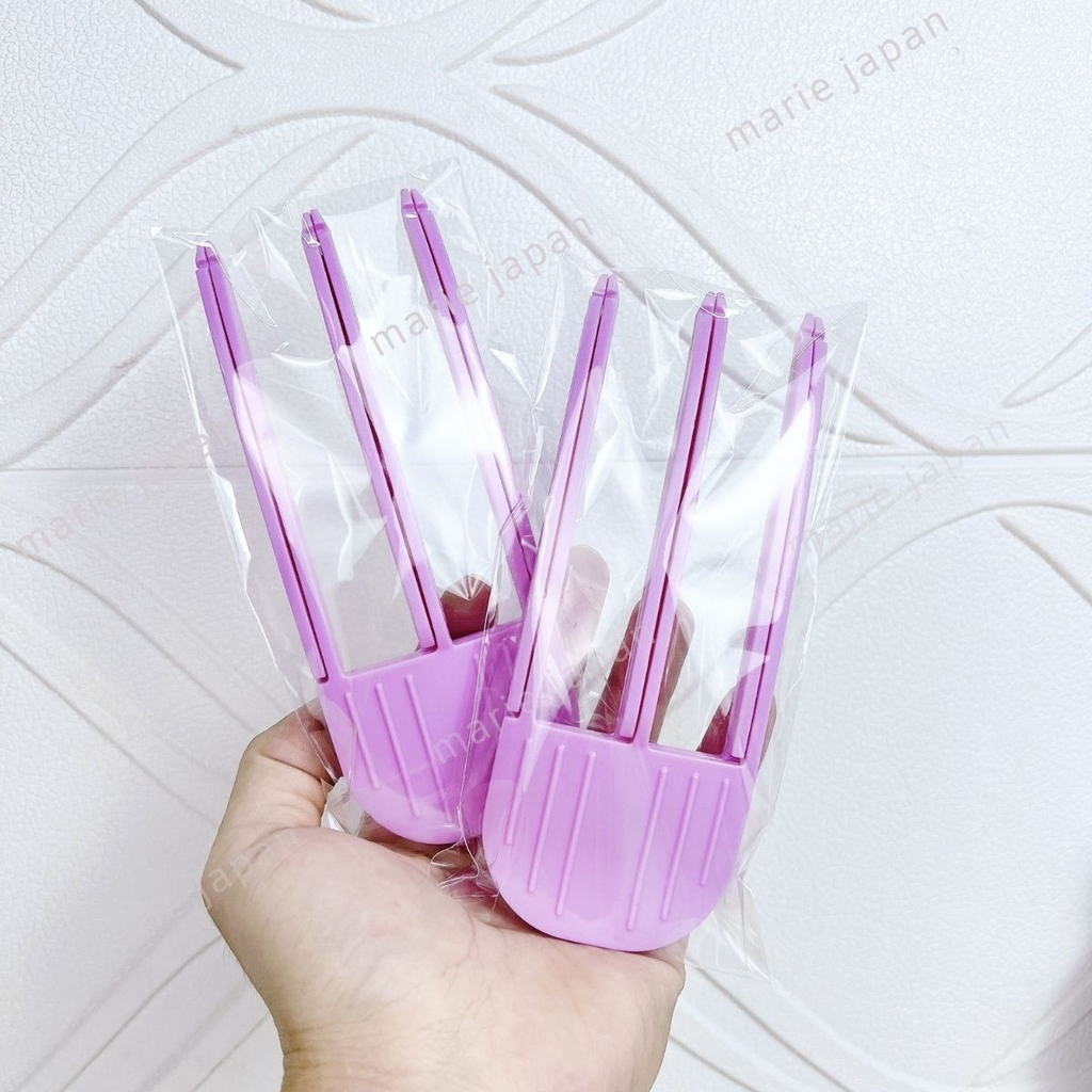 Kẹp Phồng Chân Tóc Tạo Mái Bay Siêu Hot Lược 3 Răng Mái Tóc Dày Dặn Tự Nhiên Phong Cách Hàn Quốc