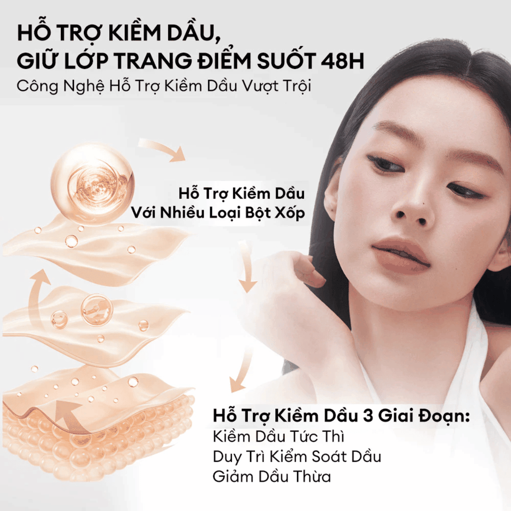 Phấn Phủ Dạng Nén Colorkey Kiềm Dầu Mịn Lì Long Lasting Oil-Control Airy Power 12g