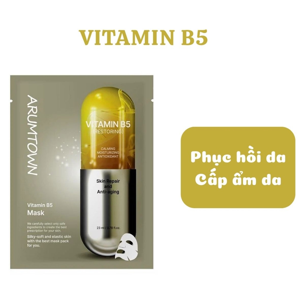 Mặt Nạ Dưỡng Da Arumtown Cấp Ẩm Dưỡng Sáng Tái Tạo Da Hàn Quốc Hộp Full 10 Miếng