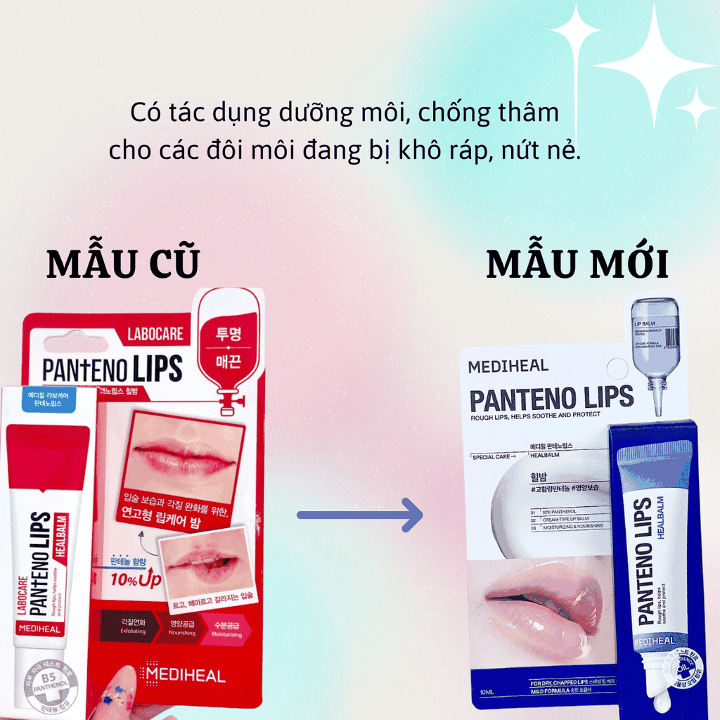 Son Dưỡng Môi Mediheal Labocare Pantenolips - Tuýp 10ml