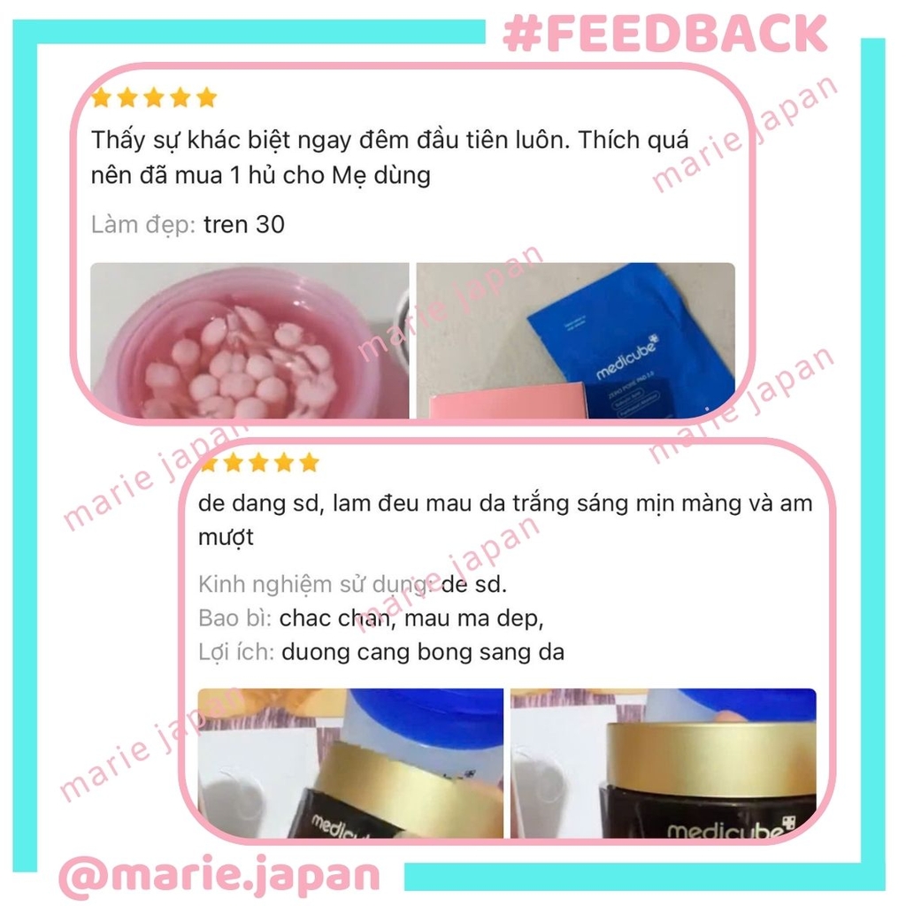 Kem Dưỡng Dạng Viên Nang Medicube Deep Pink Capsule Cream Dưỡng Sáng Mờ Thâm Phục Hồi Da Hộp 55g