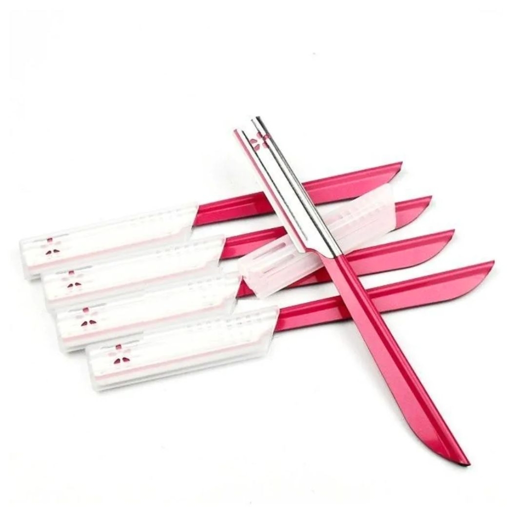Dao Cạo Lông Mặt Kai S Select Beauty M 742 Thép Không Gỉ Tiện Lợi An Toàn Nhật Bản Set 5 Cây