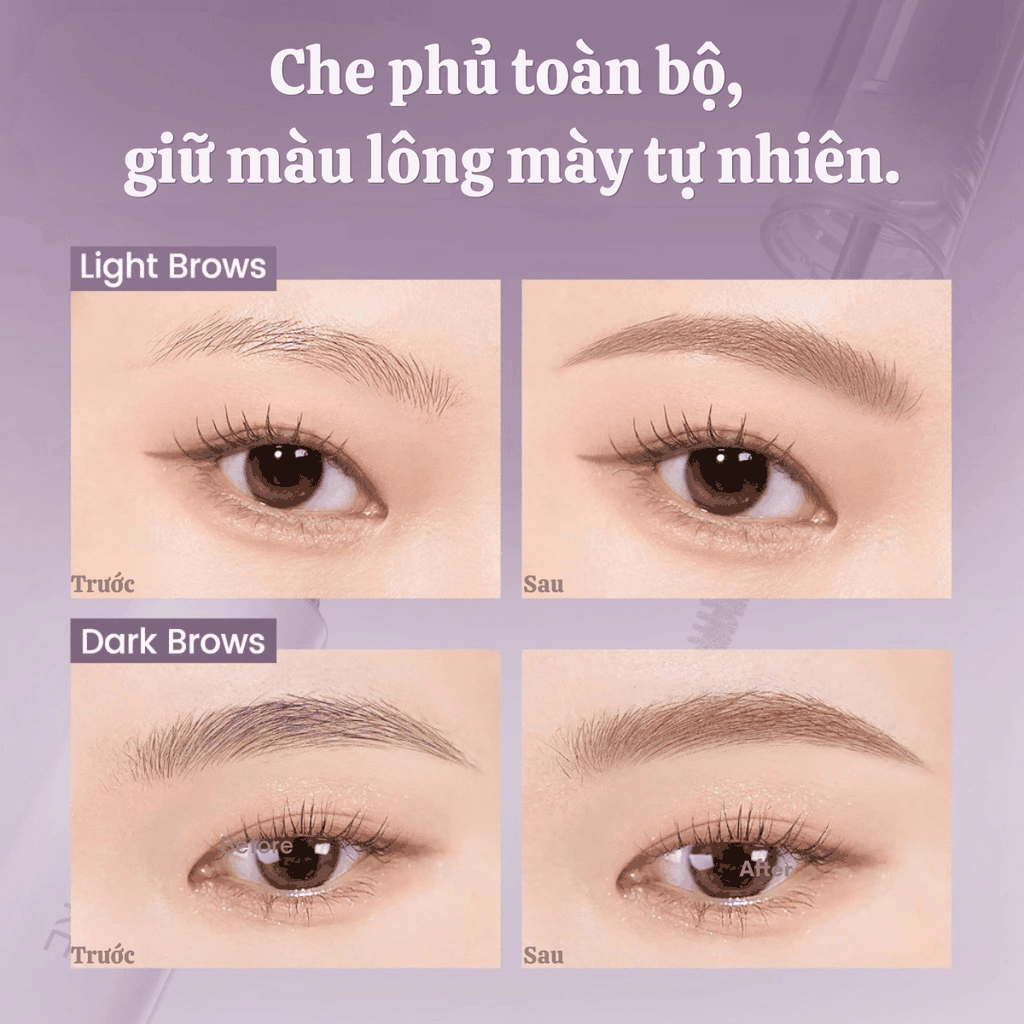 Mascara Lông Mày Focallure Cao Cấp Chống Trôi Siêu Bền Màu Eyebrow Gel E58 5g