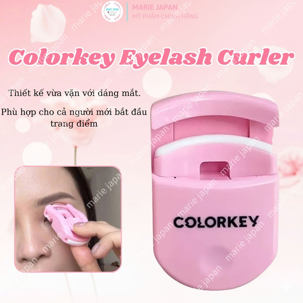 Bấm Mi Colorkey Eyelash Curler Mi Siêu Cong Tự Nhiên Nhỏ Gọn