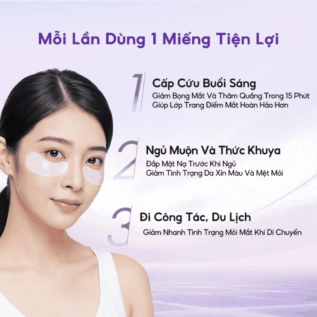 Mặt Nạ Mắt Colorkey Luminous Hỗ Trợ Làm Sáng và Nâng Cơ Vùng Da Mắt  Ginseng Brightening & Uplifting Eye Mask 1 Miếng Lẻ 6g