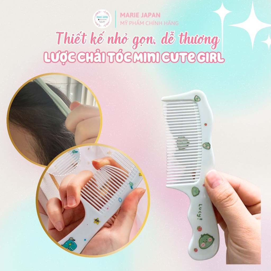 Lược Chải Tóc Mini Cute Girl Siêu Dễ Thương Nhỏ Gọn Tiện Lợi Mang Theo