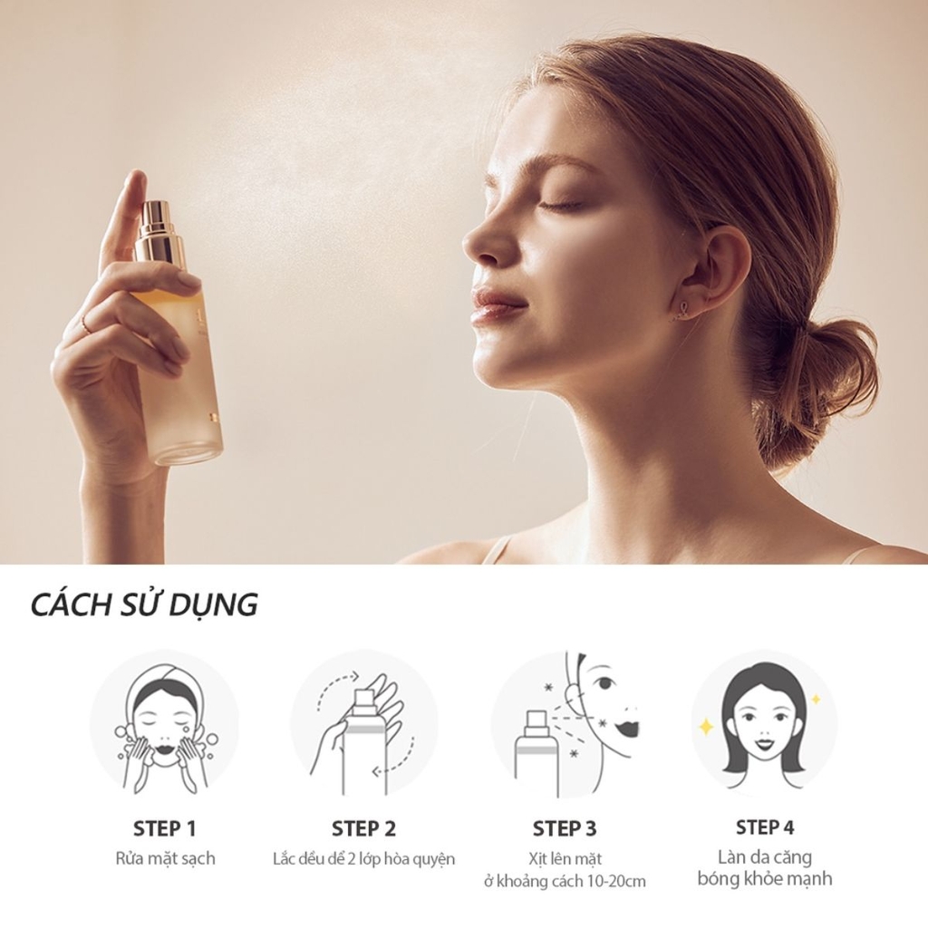 Serum Xịt Khoáng D’Alba First Spray Nấm Truffle Dưỡng Da Căng Bóng Trắng Sáng Hàn Quốc 50ml