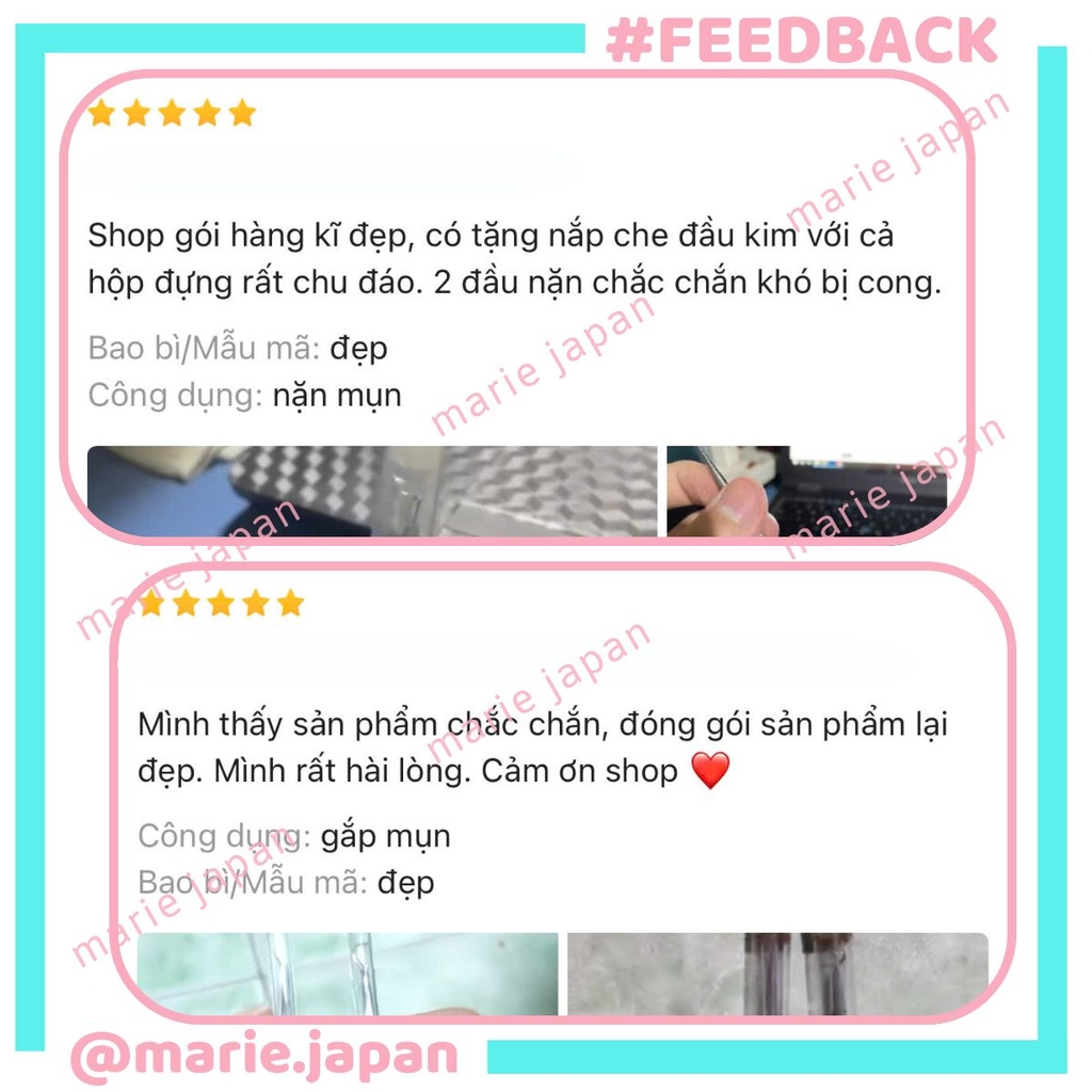 Dụng Cụ Gắp Mụn Đầu Nhọn Jary Acne Removal Tool Cây Nhíp Lấy Nhân Mụn Nhỏ Gọn Tiện Lợi Cao Cấp