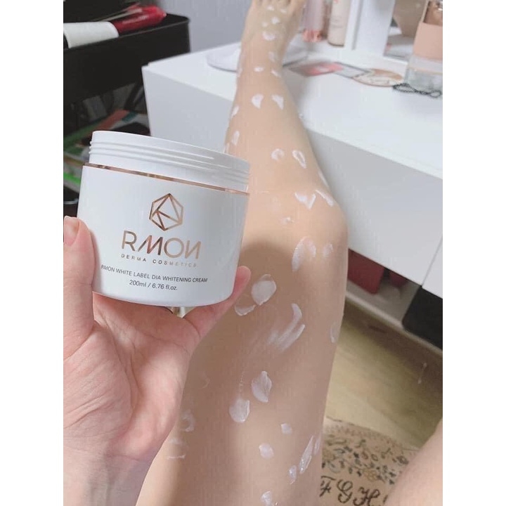 Kem Body RMON White Label Dia Whitening Cream Hũ 200ml