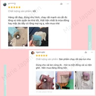Máy Cắt Lông Vải Xù Quần Áo Gấu Bông Daiso Lint Remover