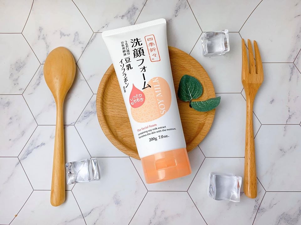 SRM Soy Milk The Facial Foam Nhật Bản Tuýp 200g