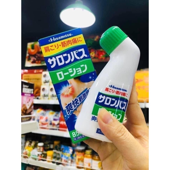 Lăn Xoa Bóp Giảm Đau Nhức Salonpas Nội Địa Nhật Bản 85ml