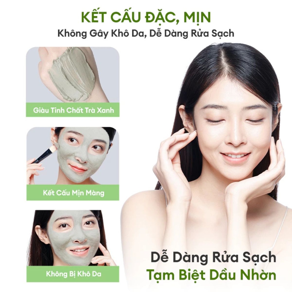 Mặt Nạ Bùn Colorkey Luminous Sạch Sâu Giảm Bã Nhờn Dưỡng Da  Sáng Mịn Purifying Clay Mask