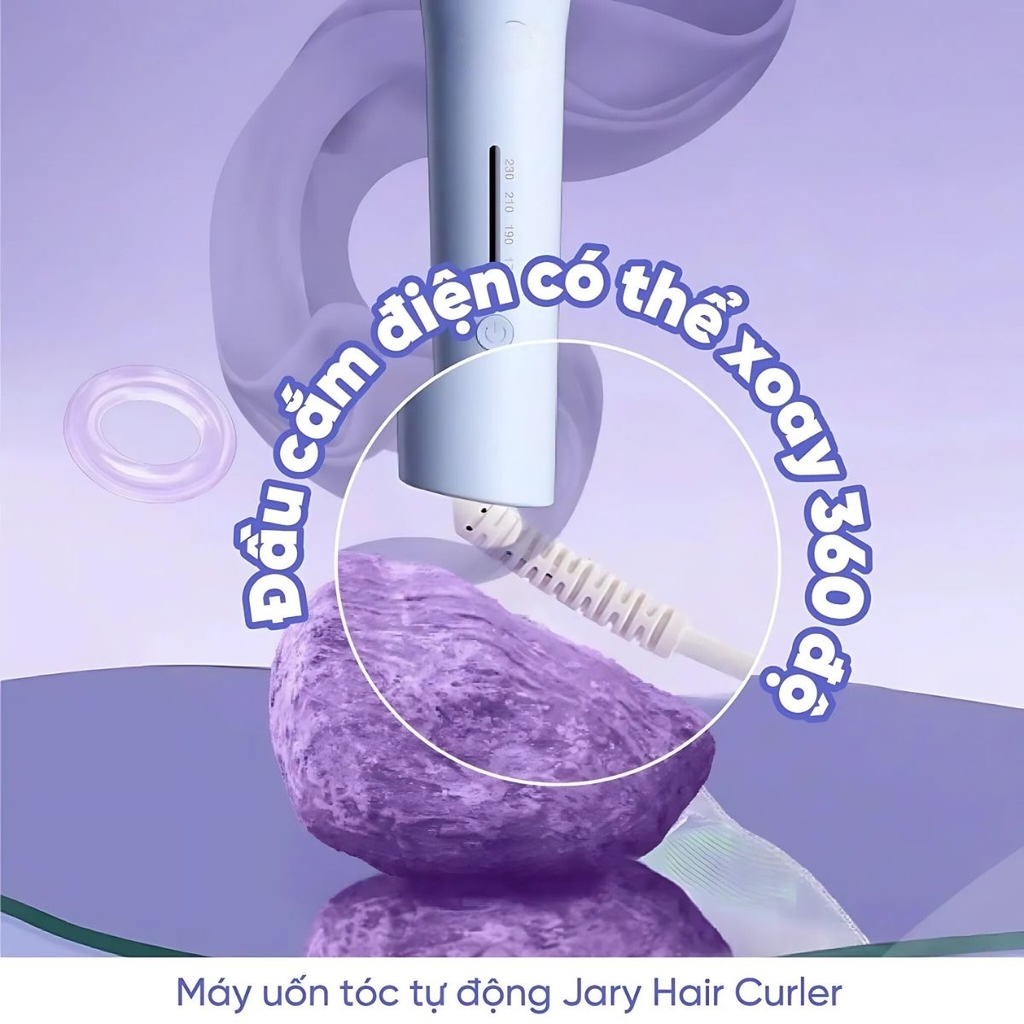 Máy Uốn Tóc JARY Hair Curler  Tự Động Xoay 360 Độ 4 Chế Độ Nhiệt