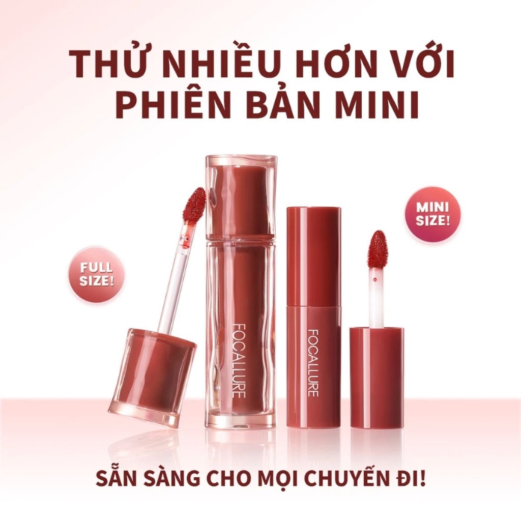 Son Tint Bóng Focallure Căng Mọng Mịn Mướt Lâu Trôi Juicy Hydrating Lip Tint 2g
