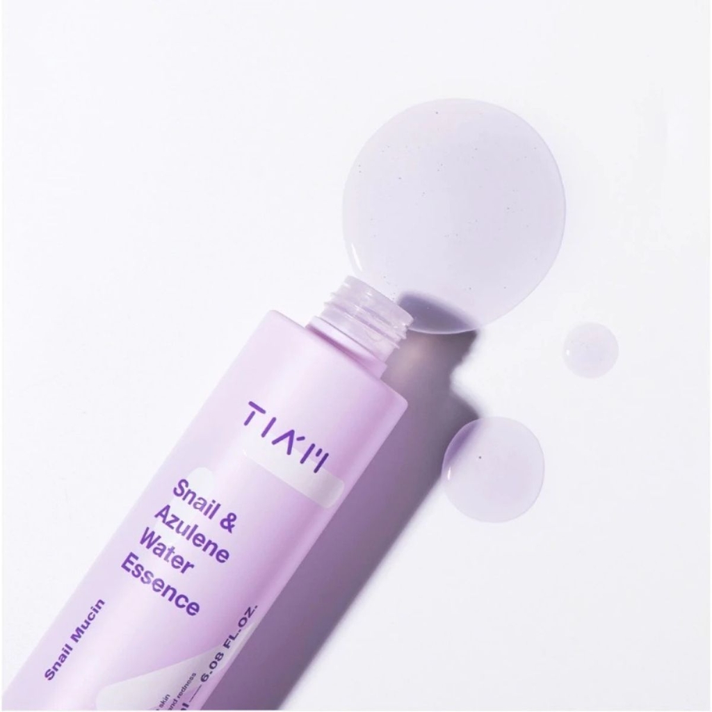 Tinh Chất Ốc Sên TIAM Snail & Azulene Water Essence Cấp Ẩm Phục Hồi Da Dịu Nhẹ Hàn Quốc 180ml