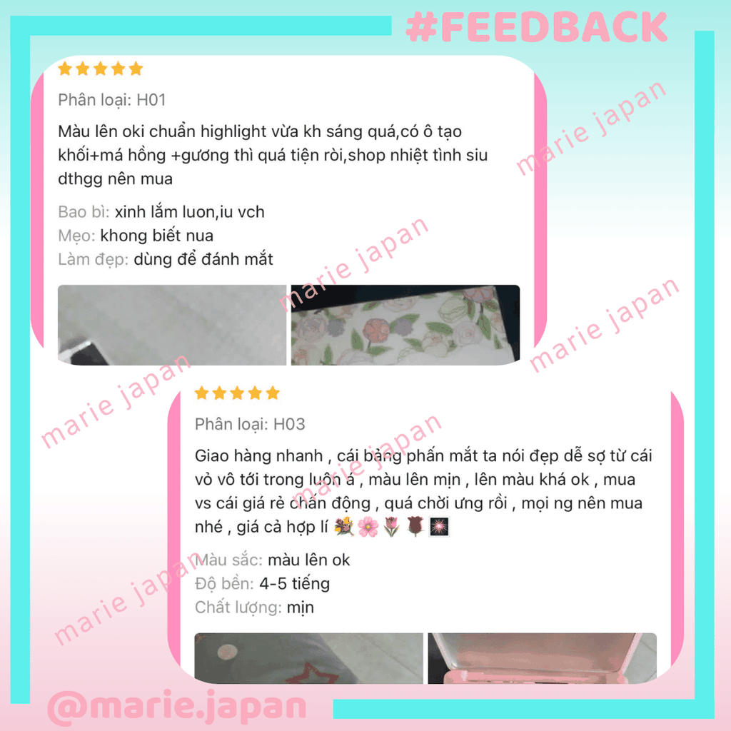 Bảng Phấn Mắt Má Đa Năng 12 Ô Hold Live  Highlight Siêu Sáng Floral Color Pink Mist HL755 15g