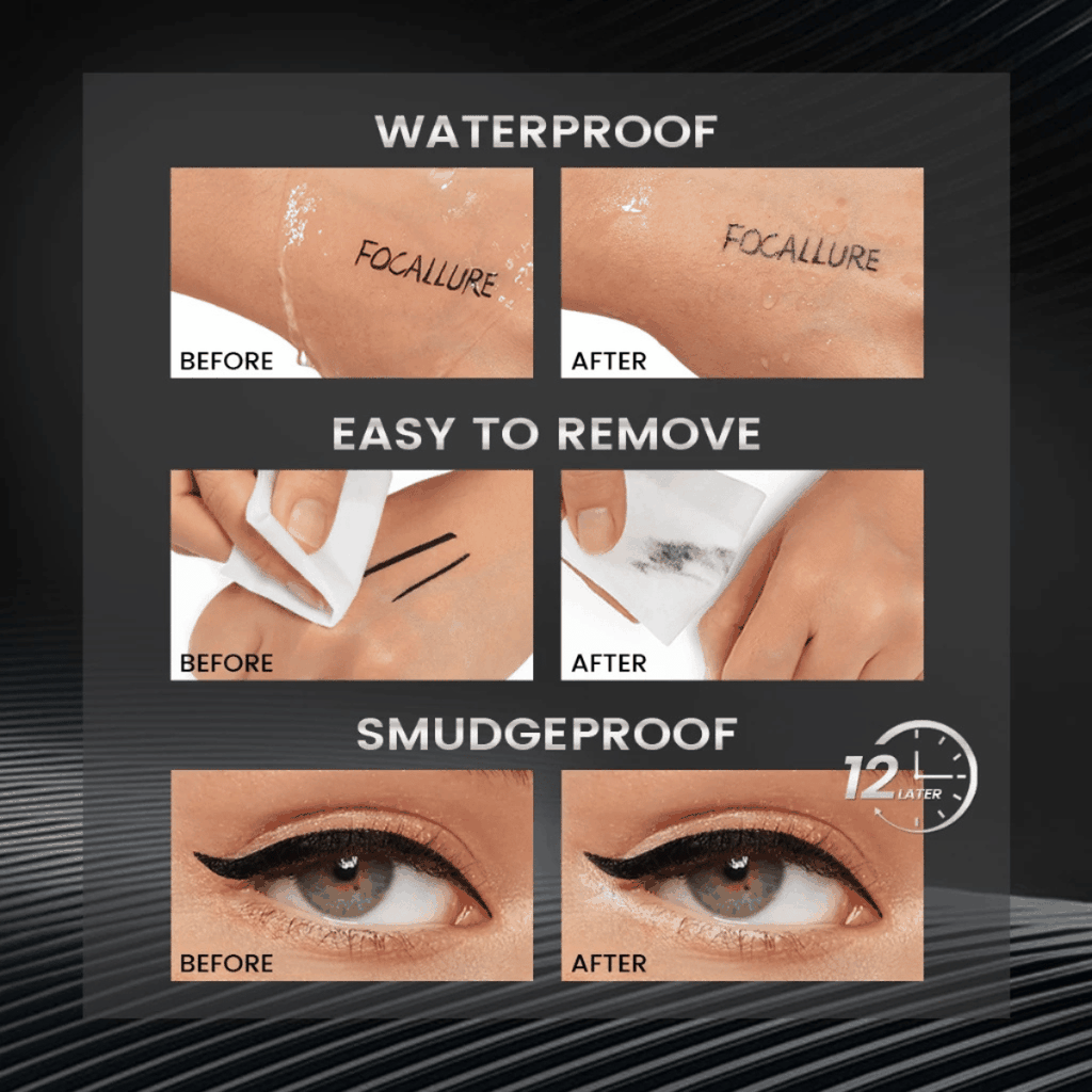 Kẻ Mắt Nước Focallure Mực Đậm Siêu Dễ Kẻ  Nhanh Khô Lâu Trôi Liquid Eyeliner Pen FA13