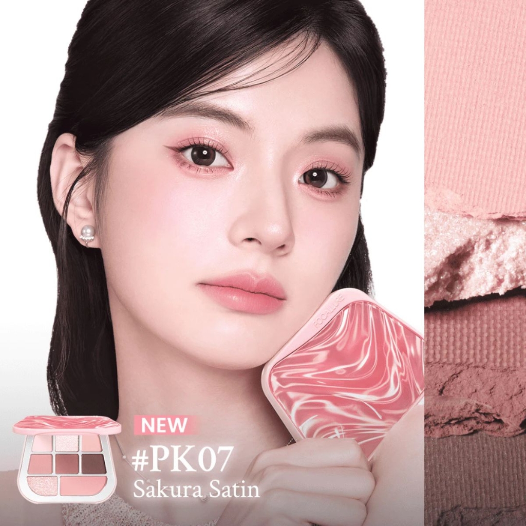 Phấn Mắt Focallure 8 Ô Mịn Lì Dưỡng Ẩm Lâu Trôi Chống Thấm Nước Pressed Powder Palette 9.6g
