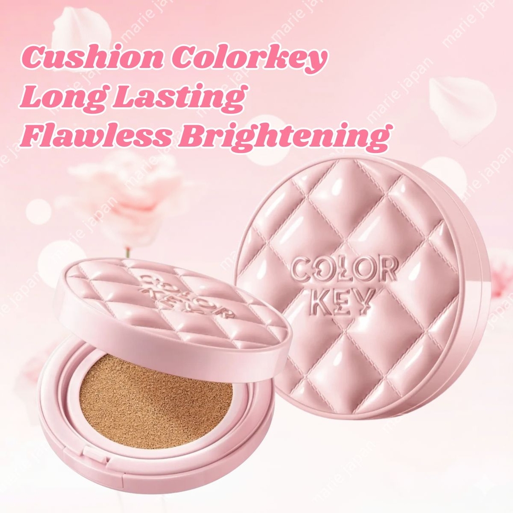 Cushion Chống Nắng COLORKEY SPF 50+ PA++++  Mỏng Nhẹ Lâu Trôi Tự Nhiên Long Lasting Flawless Brightening 11g - TẶNG  1 GƯƠNG CẦM TAY