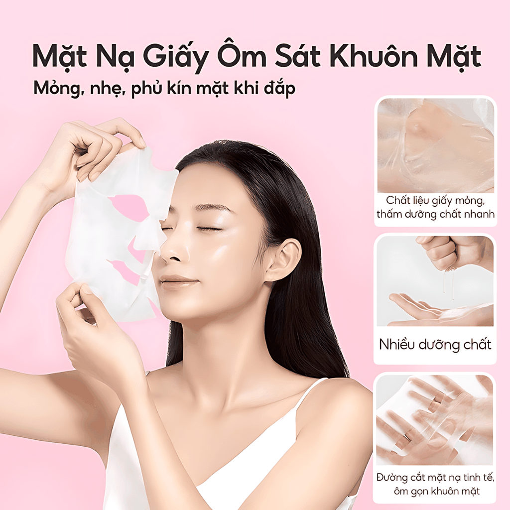 Mặt Nạ Colorkey Luminous Facial Mask Cấp Ẩm Sáng Da Giảm Mụn Miếng Lẻ 25ml