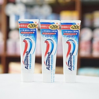 Kem Đánh Răng AquaFresh +20g The Mát Sáng Răng Triple Protection Nhật Bản Tuýp 160g