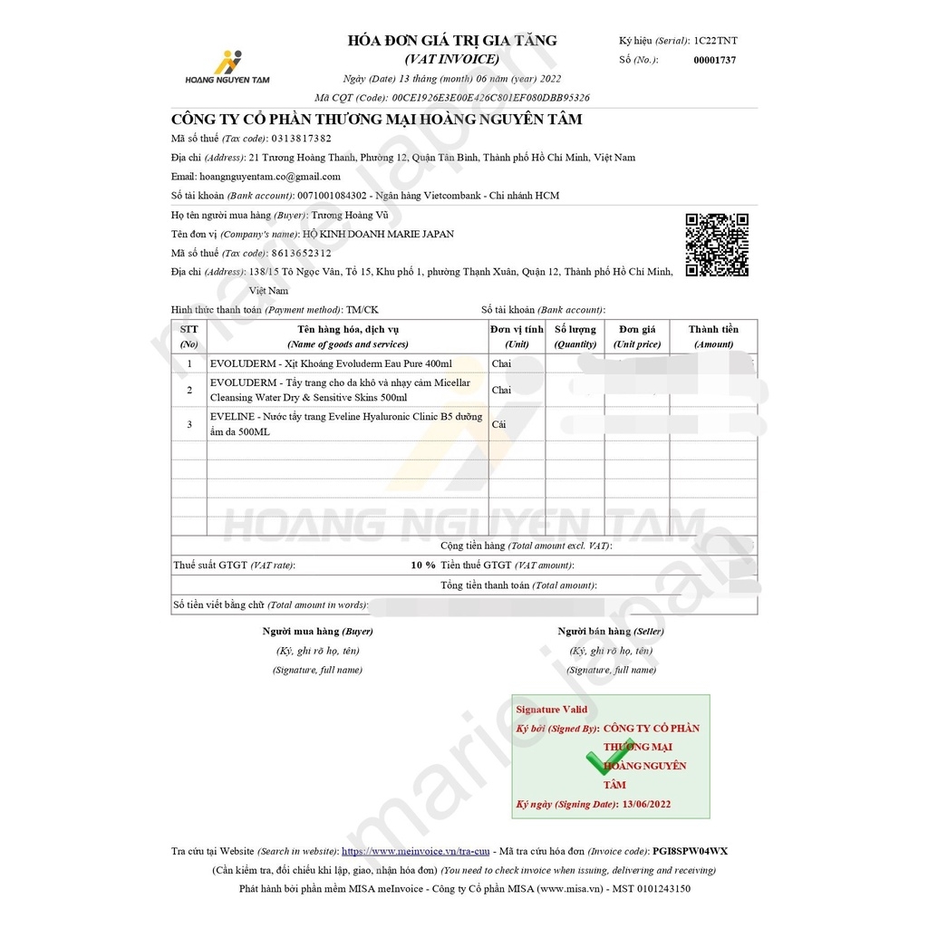 Nước Tẩy Trang Evoluderm Micellar Cleansing Water Cho Da Khô Nhạy Cảm Chai 500ml