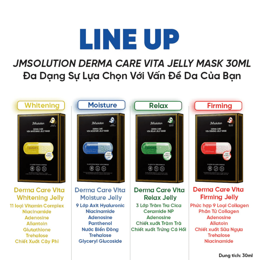 [MIẾNG LẺ] Mặt Nạ JM Solution Derma Care Jelly Mask