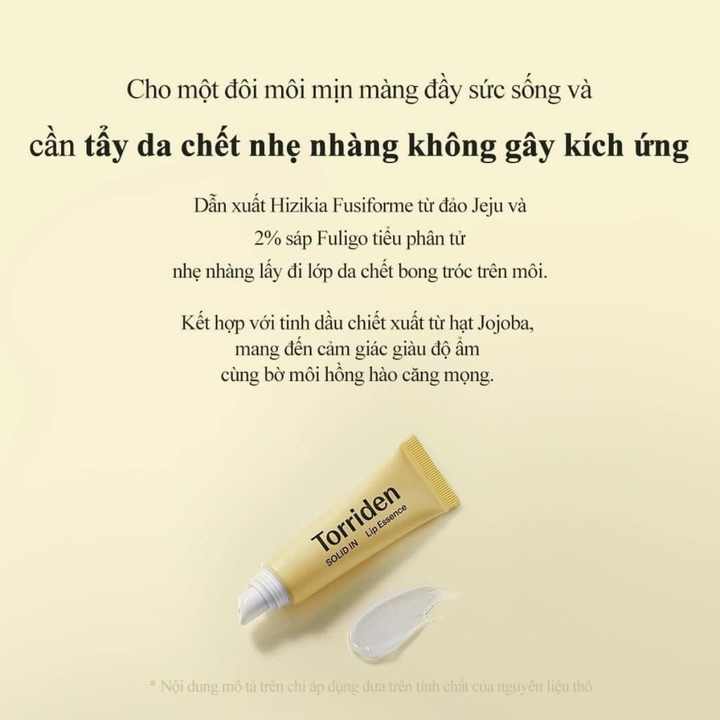 Son Dưỡng Torriden Dưỡng Môi Hồng Hào Căng Mọng Solid In Lip Essence Hàn Quốc 11ml