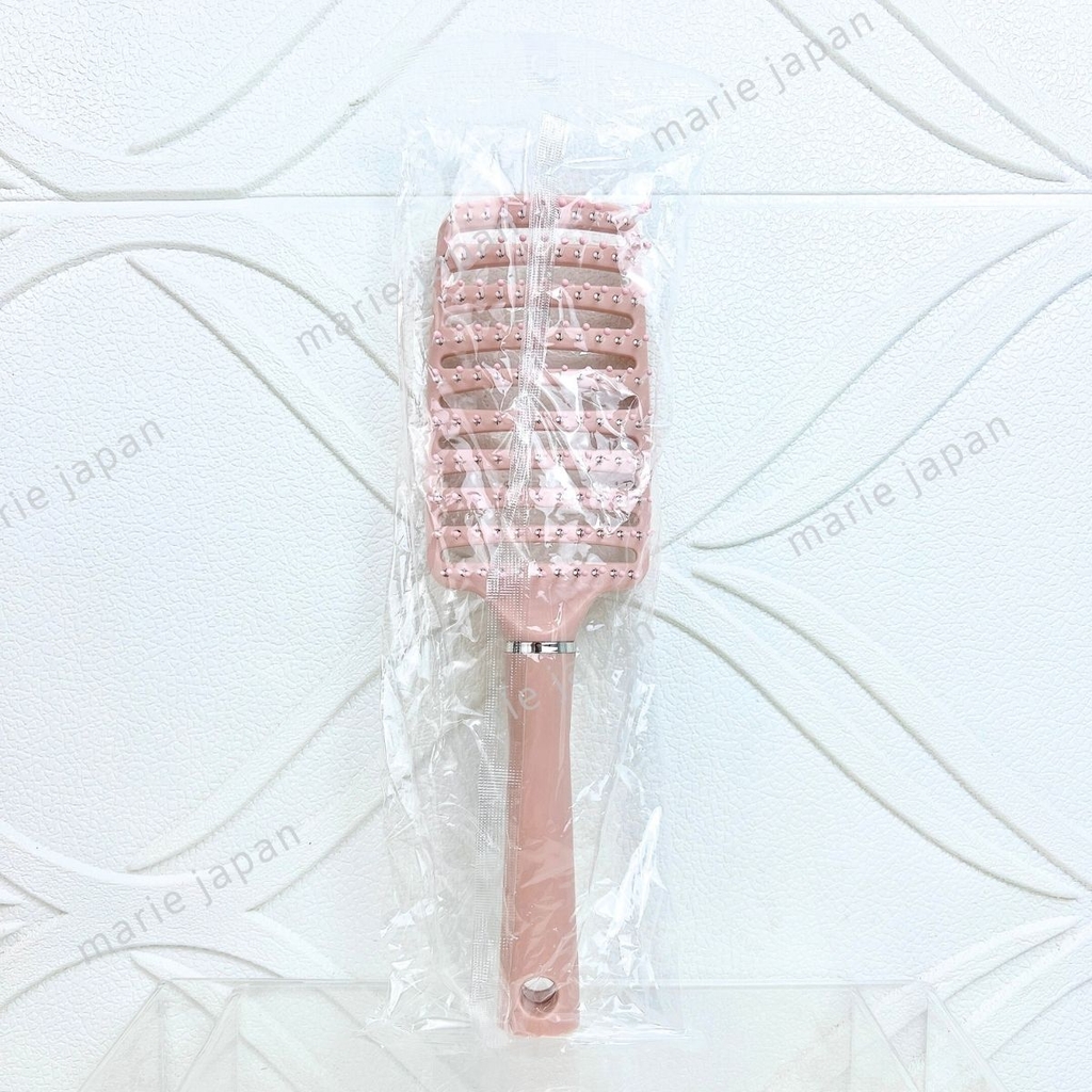 Lược Chải Tóc Massage Da Đầu Gỡ Rối Đệm Khí Tạo Kiểu Tóc Xoăn Dài Phồng Chân Tóc Tiện Lợi - MÀU HỒNG