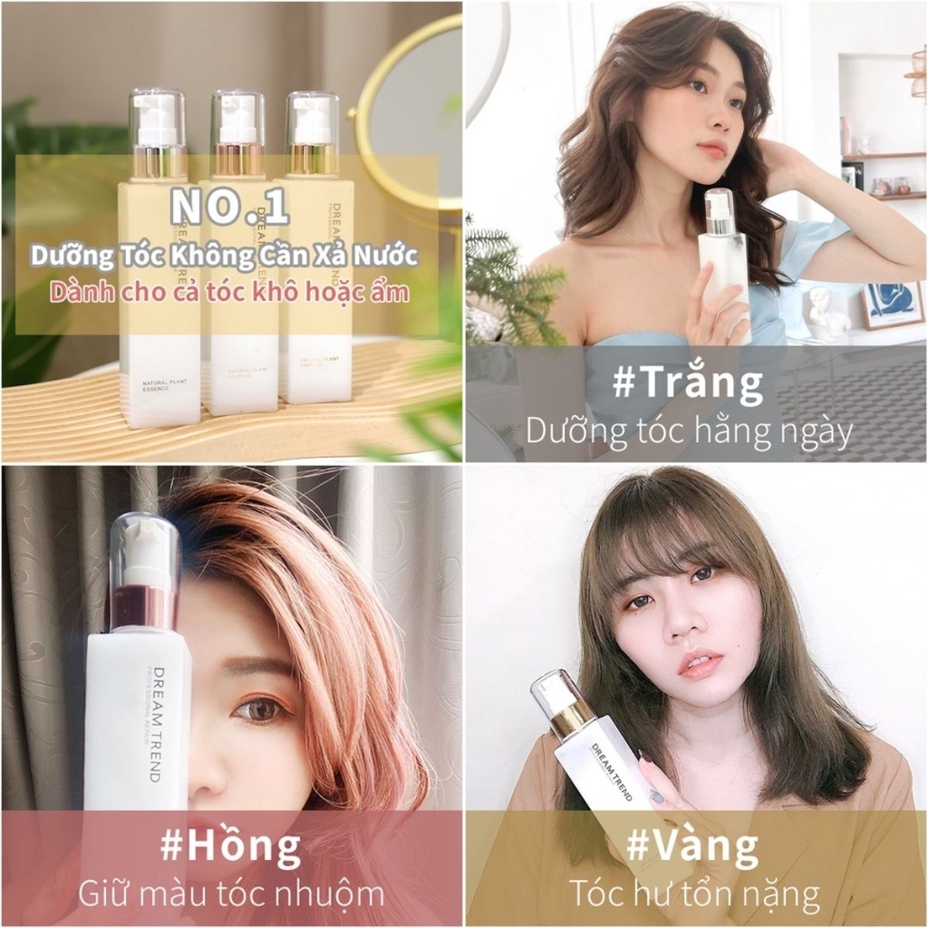 Tinh Chất Dưỡng Tóc AHA Essence DREAM TREND Dưỡng Ẩm Phục Hồi Sâu Cho Tóc Suôn Mượt 150ml