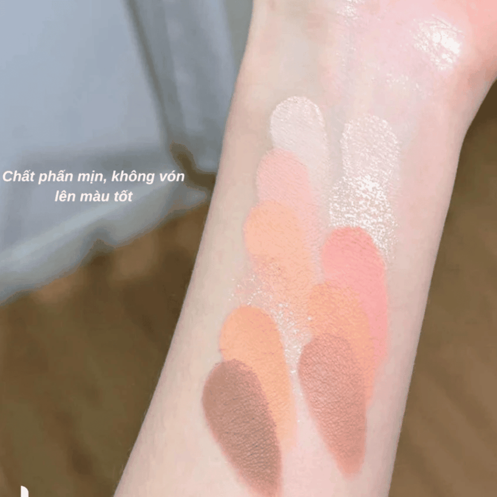 Bảng Phấn Mắt Đa Năng 16 Ô Hold Live Nhũ Sáng Siêu Mịn Lì Sunset Magic Eyeshadow Tray HL716 19,2g