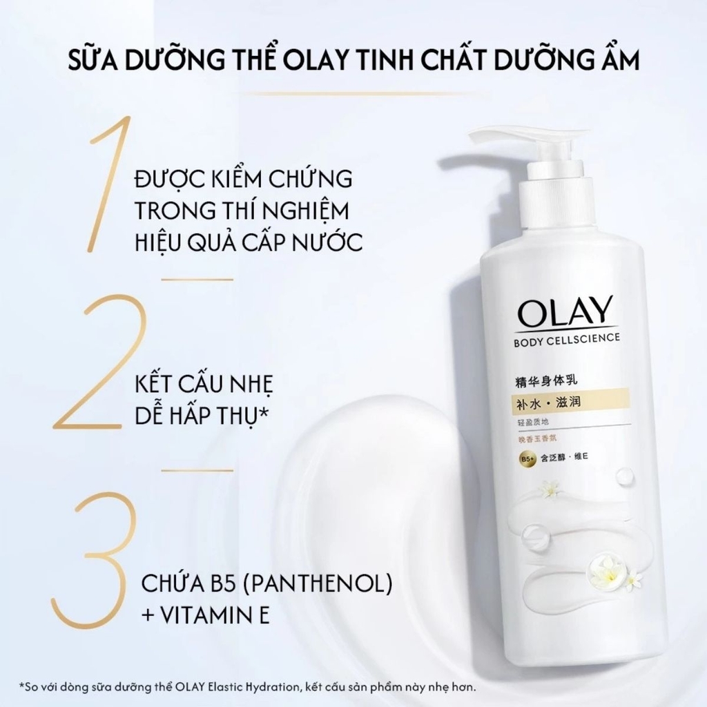 Dưỡng Thể OLAY Hương Nước Hoa Dưỡng Ẩm Sáng Mịn Mướt Da 260g
