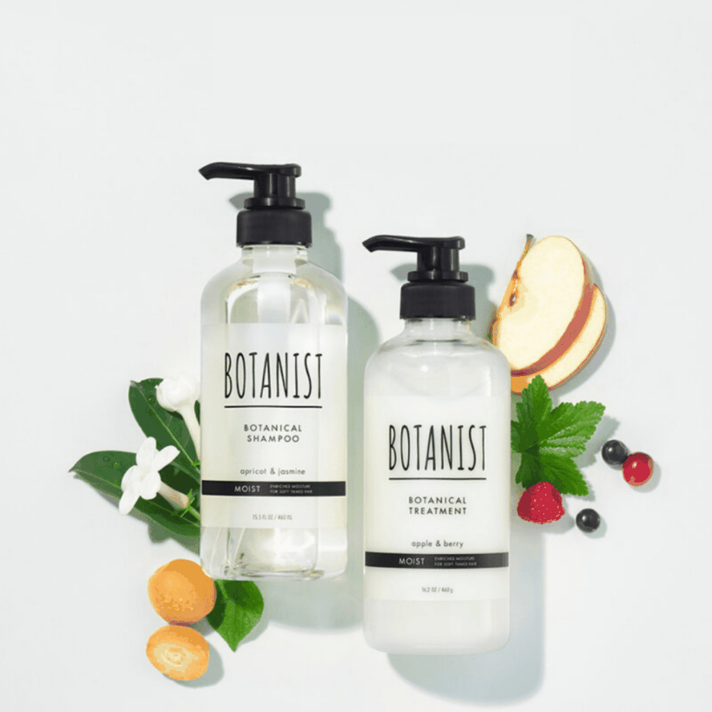 Combo 2 Món Dầu Gội Xả BOTANIST Moist Nắp Đen Dưỡng Ẩm Phục Hồi Tóc Khô Xơ Rối Chai Nhật Bản 460ml