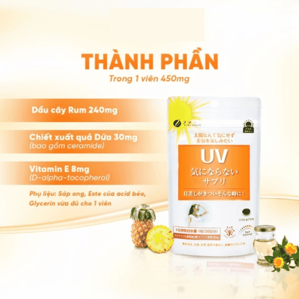 Viên Uống Chống Nắng UV Fine Japan Gói 30 viên
