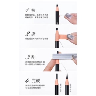 Chì Xé Kẻ Mày Coloured Soft Cosmetic Art Chống Thấm Nước No.1818