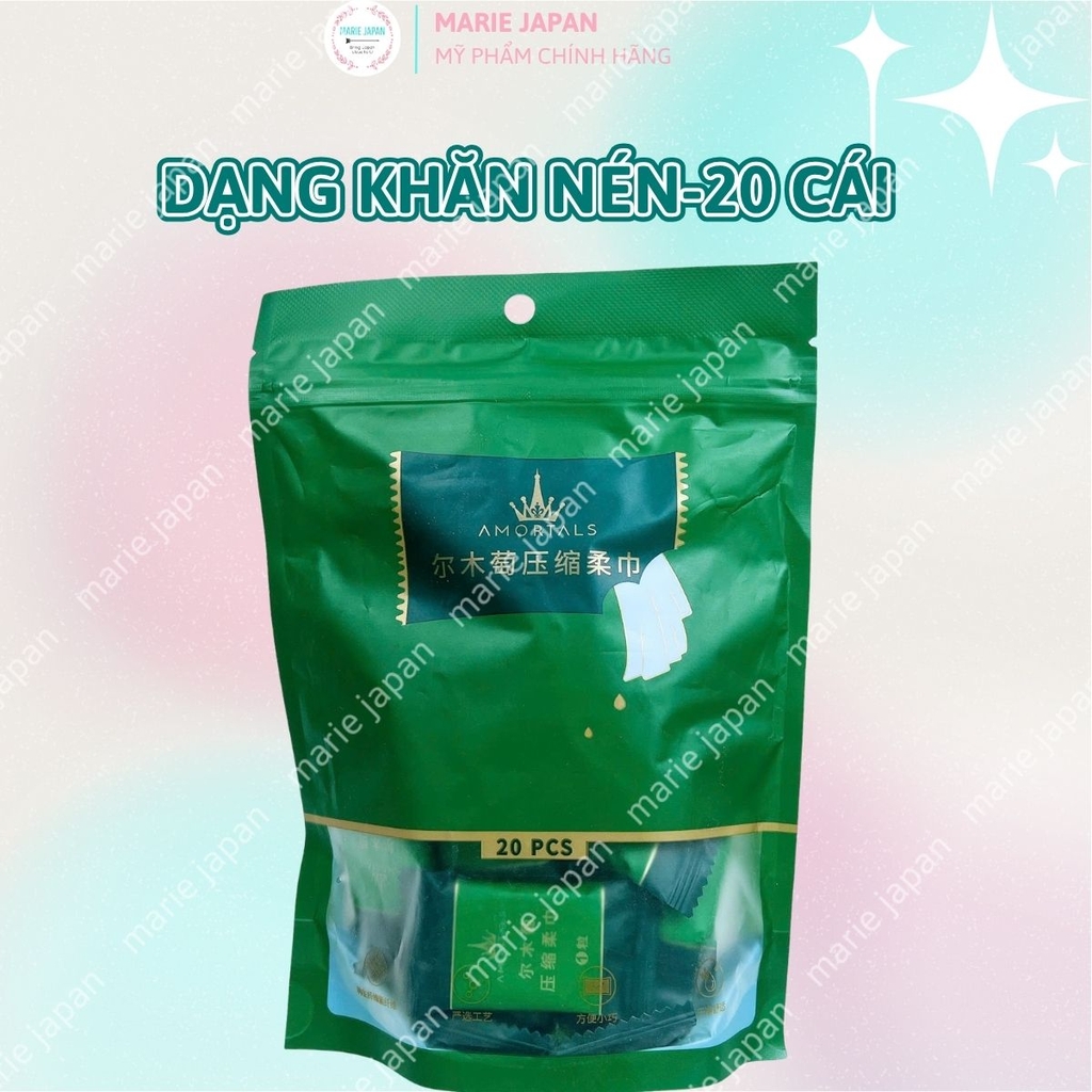 Khăn Mặt Đa Năng AMORTALS Mềm Mại Thân Thiện Với Da Dùng Một Lần